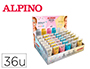 EXPOSITOR ALPINO GEL MAQUILHAGEM 24 GLITTTER GEL METALICO + 12 GLITTER GEL