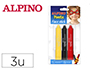 BARRA DE MAQUILHAGEM ALPINO FESTA FACE STICK SUPER HEROES BLISTER DE 3 UNIDADES CORES SORTIDAS