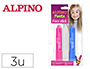 BARRA DE MAQUILHAGEM ALPINO FESTA FACE STICK PRINCESAS BLISTER DE 3 UNIDADES CORES SORTIDAS