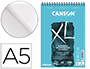 BLOCO DE DESENHO AGUARELA CANSON XL AQUARELLE GRANO FINO DIN A6 MICROPERFURADO ESPIRAL 14,8X21 CM 20 FOLHAS 300 GR