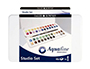 AGUARELA DALER ROWNEY AQUAFINE CAIXA METALICA DE 48 CORES SORTIDAS COM PINCEL