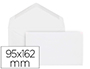 ENVELOPE LIDERPAPEL BRANCO COM FUNDO 95X162 MM ENGOMADO ABA EM BICO CAIXA DE 500 UNIDADES