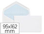 ENVELOPE LIDERPAPEL BRANCO COM FUNDO 95X162 MM ENGOMADO ABA EM BICO EMBALAGEM DE 25 UNIDADES