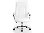 CADEIRA DE DIRECAO Q-CONNECT VERONA IMIT DE PELE BASE METAL ALT MAX 1210 MM LARG 650 MM PROF 730 MM RODAS PREMIUM COR BR