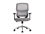 CADEIRA DE ESCRITORIO Q-CONNECT LUCCA MALHA BASE METAL ALT MAX 1090 MM LARG 700 MM PROF 650 MM RODAS PREMIUM COR PRETO/C