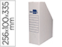 PORTA REVISTAS LIDERPAPEL CARTAO COM OCULO NA LOMBADA BRANCO 256X100X335 MM