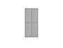 ARMARIO METALICO ROCADA 300 2 MODULOS X 2 PORTAS CINZA 620X500X1800 MM