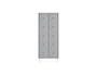 ARMARIO METALICO ROCADA 400 2 MODULOS X 5 PORTAS CINZA 820X500X1800 MM