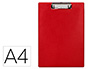 PORTA NOTAS Q-CONNECT PLASTICO 50% RECICLADO DIN A4 VERMELHO ESPESSURA 2,1MM