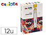 LAPIS DE CERA CARIOCA PLUS ART CRAYON CAIXA PREMIUM DE 12 UNIDADES CORES SORTIDAS