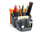 ORGANIZADOR DE SECRETARIA CEP MINERAL PLASTICO COR CINZA 145X160X95 MM