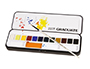 AGUARELA DALER ROWNEY GRADUATE CAIXA METAL DE 12 UNIDADES CORES SORTIDAS