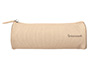 ESTOJO ESCOLAR LIDERPAPEL CILINDRICO LARGO 210X70 MM CREME