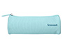 ESTOJO ESCOLAR LIDERPAPEL CILINDRICO LARGO 210X70 MM AZUL CELESTE