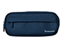 ESTOJO ESCOLAR LIDERPAPEL OVALADO 2 FECHOS COM BOLSO FRONTAL 210X90 MM AZUL MARINHO