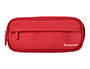 ESTOJO ESCOLAR LIDERPAPEL OVALADO 2 FECHOS COM BOLSO FRONTAL 210X90 MM VERMELHO