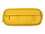 ESTOJO ESCOLAR LIDERPAPEL OVALADO 2 FECHOS COM BOLSO FRONTAL 210X90 MM AMARELO