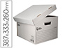 CAIXA PARA ARQUIVO DEFINITIVO LIDERPAPEL CARTAO 100% RECICLADO AUTOMATICA PARA 3 CAIXAS ARQUIVO DEF. FOLIO 387X333X260MM
