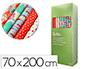 PAPEL FANTASIA LIDERPAPEL TODO ANO ROLO LARGURA 70 CM COMPRIMENTO 2 MT GRAMAGEM 60 GR DESENHOS SORTIDOS C-2024