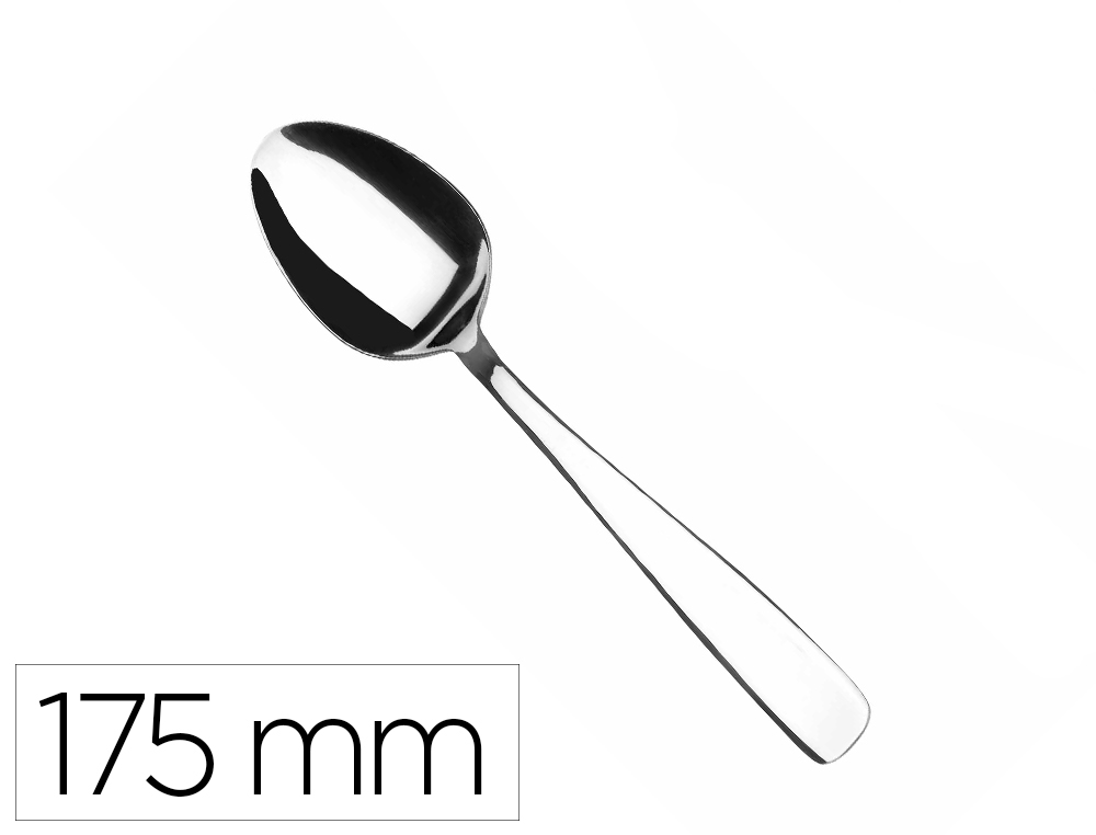 COLHER SOBREMESA LACOR MESA HOTEL ACO INOXIDAVEL 18/10 COMPRIMENTO 175 MM