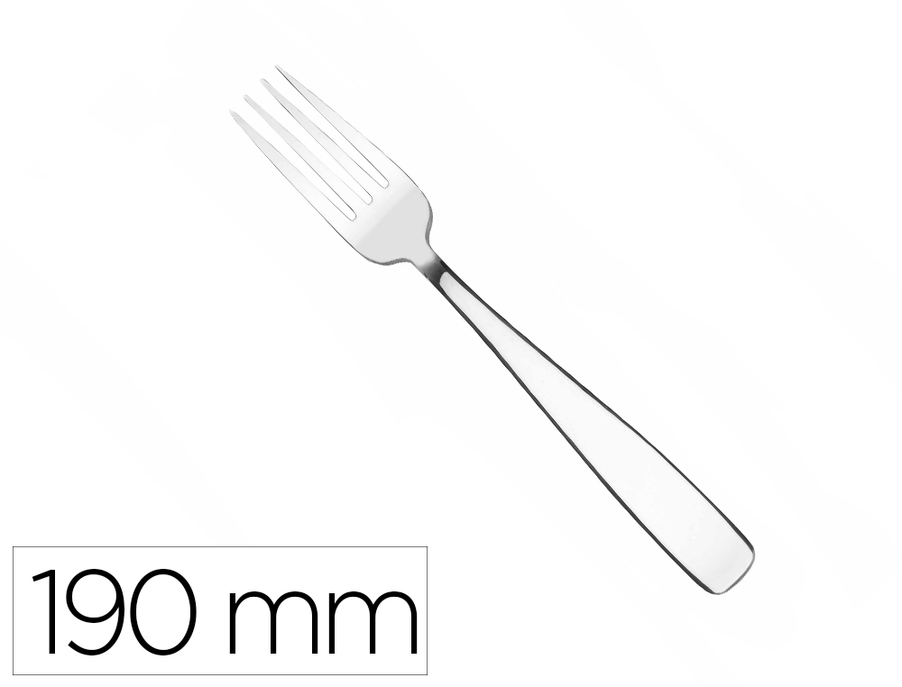 GARFO LACOR MESA HOTEL ACO INOXIDAVEL 18/10 COMPRIMENTO 190 MM