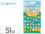 AUTOCOLANTES IMAGINOVO CUTE ANIMALS PATOS COM RELEVO 190X105 MM EM BLISTER