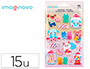 AUTOCOLANTES IMAGINOVO DOCES MAGIC DREAMS COM RELEVO 210X130 MM EM BLISTER