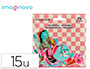 AUTOCOLANTES IMAGINOVO GOOD VIBES DESENHOS SORTIDOS PARA COMPUTADOR 145X140 MM EM BLISTER
