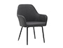 CADEIRA CONFIDENTE Q-CONNECT SIEMIONE BASE METALICA ALT MAX 820 LARG 570 PROF 580 CINZA ESCURO