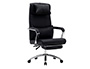 CADEIRA DE DIRECAO Q-CONNECT RAVENNA IMITACAO DE PELE BASE METALICA ALT MAX 1300 LARG 670 PROF 730 MM RODAS PREMIUM COR