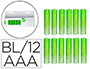 PILHA Q-CONNECT ALCALINA AAA BLISTER DE 12 UNIDADES