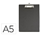 PORTA NOTAS MAUL DIN A5 CARTAO PLASTIFICADO PVC COM PINCA COR PRETO