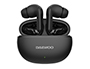 AURICULAR DAEWOO TWS IN-EAR BLUETOOTH 5.3 COM ESTOJO DE CARREGAMENTO USB TIPO-C AUTONOMIA 6 HORAS COR PRETO