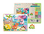 PUZZLE INFANTIL IMAGINOVO MADEIRA 3D DINOSSAUROS +12 MESES 8 PECAS 29,5X22X1,7CM