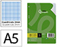 RECAMBIO LIDERPAPEL DIN A5 100 HOJAS 75 GR MILIMETRADO SIN MARGEN 6 TALADROS