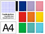 CADERNO ESPIRAL LIDERPAPEL SMART MICRO DIN A4 CAPA SUAVE 80 F 75GR QUADRICULA 5MM DUPLA MARGEM 4 FUROS CORES SORTIDAS