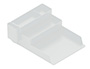 BANDEJA DE SECRETARIA DE PLASTICO Q-CONNECT ORGANIZADOR DE ESCRITORIO COM 4 DEPARTAMENTOS TRANSPARENTE 115X240X323 MM