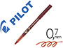 MARCADOR PILOT PONTA FINA V-7 VERMELHO 0.7 MM