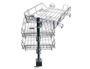 TABULEIRO Q-CONNECT GIRATORIO METALICO CROMADO, DE 3 TABULEIROS
