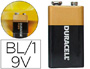 PILHA DURACELL ALCALINA 6LR61 9V BLISTER COM 1 UNIDADE