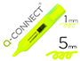 MARCADOR FLUORESCENTE Q-CONNECT DE PONTA BISELADA AMARELO