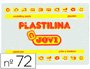 PLASTICINA JOVI 72 350 GR BRANCA