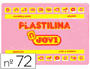 PLASTICINA JOVI 72 350 GR ROSA