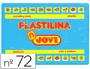 PLASTICINA JOVI 72 350 GR AZUL CLARO