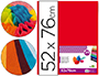 PAPEL SEDA LIDERPAPEL 52 X 76 CM 18 GR VERMELHO EMBALAGEM DE 25 FOLHAS