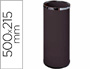 PORTA GUARDA-CHUVAS SIE METALICO COM AROS CROMADOS COM FORMA REDEONDA 500 X 215 MM PRETO