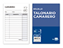 TALONARIO LIDERPAPEL CAMARERO DE BOLSILLO 85X135 MM 350 TRIPLICADO