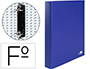 CAPA LIDERPAPEL DE ANEIS PAPER COAT FORRO PVC 2 ANEIS 25 MM AZUL