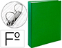 CAPA LIDERPAPEL 2 ANEIS 40 MM CARTAO FORRADO PAPER FOLIO VERDE