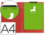 PORTA NOTAS Q-CONNECT COM MOLA MINICLIP DIN A4 VERMELHO